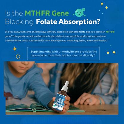 Nature's Fix™ - Kids Methylfolate Plus B12 Cofactor